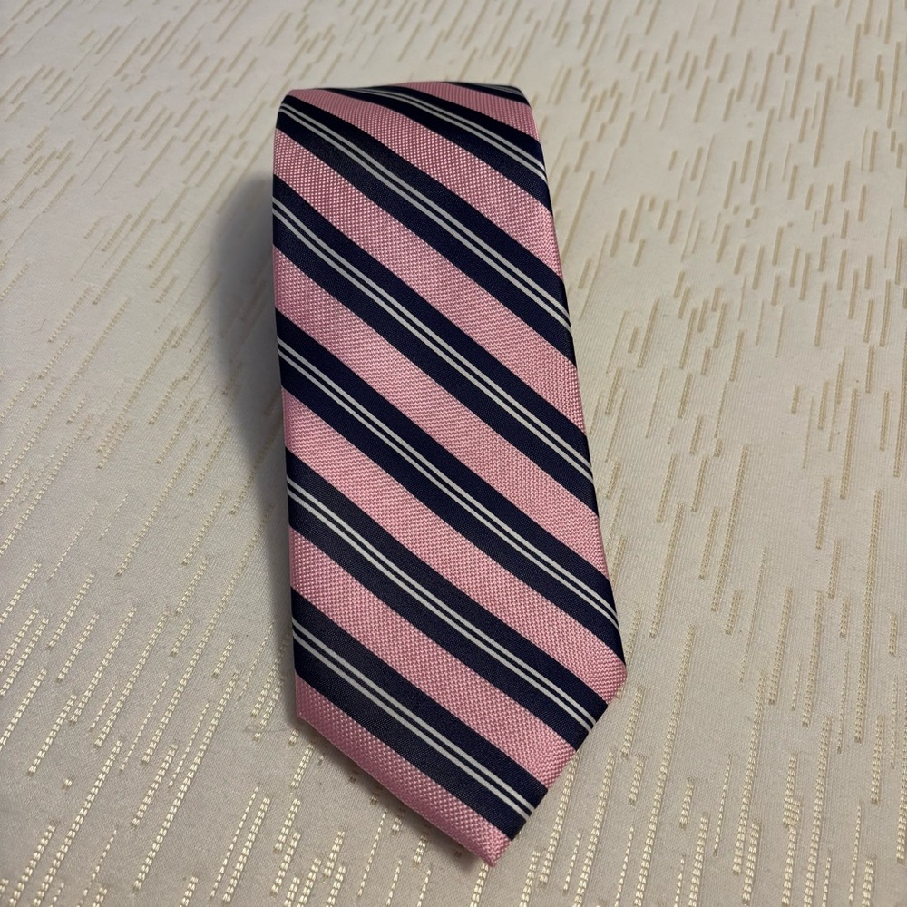 Tommy Hilfiger Pink / Navy Tie